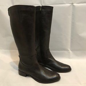 NEW Regarde Le Ciel Long Brown Leather Boots